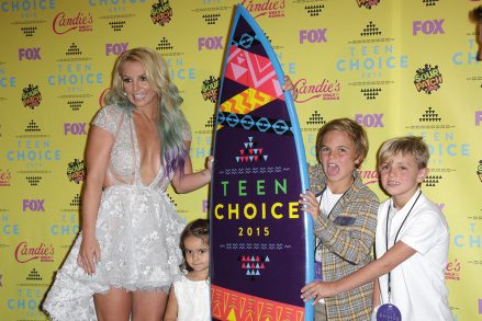 Britney Spears z Kids Teen Choice Awards, Biuro Prasowe, Los Angeles, USA - 16 sierpnia 2015 r.