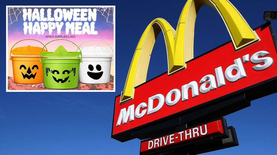 Przykładowy wizerunek marki McDonald's z nowymi wiaderkami Happy Meal