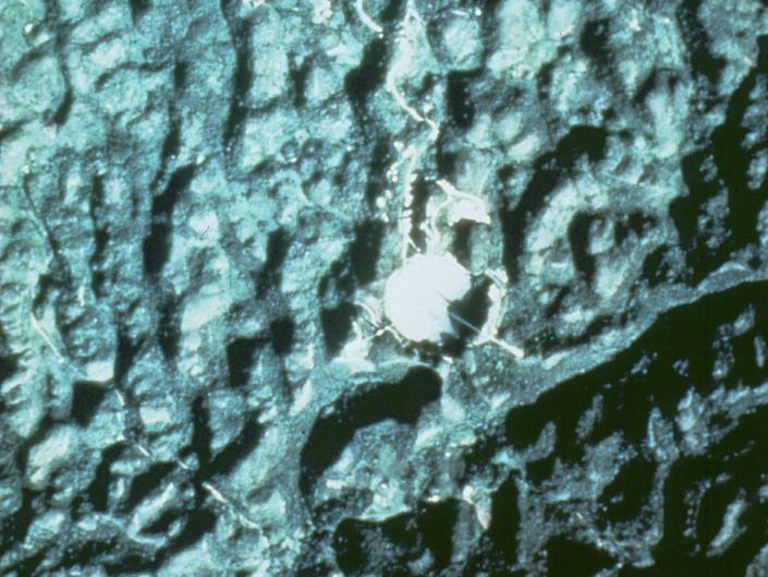 Obraz wysokościowy Obserwatorium Arecibo